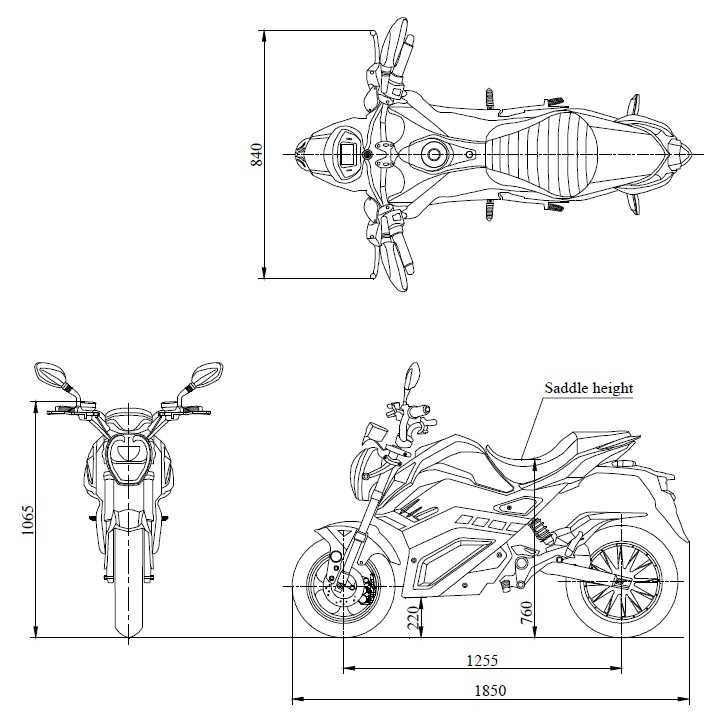 Skuter elektryczny EFUN, M6, 4000W, 3.6 kWh, 75 km/h, 120 km zasięgu