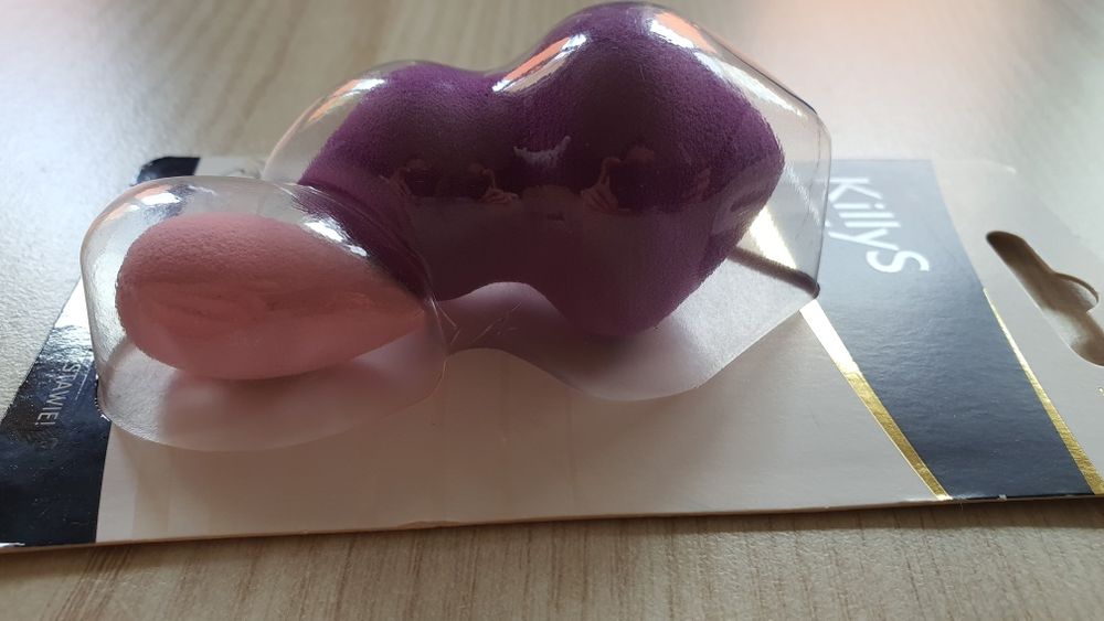 gąbki 3D do rozprowadzania podkładu i cieni, zestaw 2 szt. KillyS