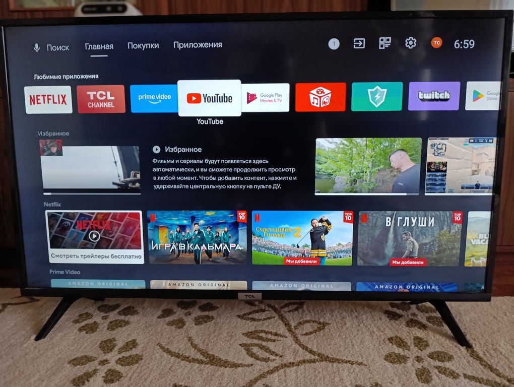 Телевізор 40" ТCL Android TV