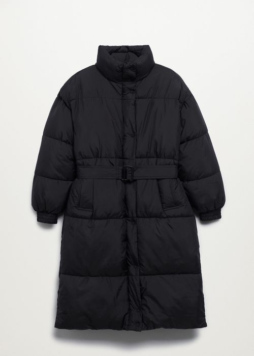 Новий довгий пуховик пальто mango