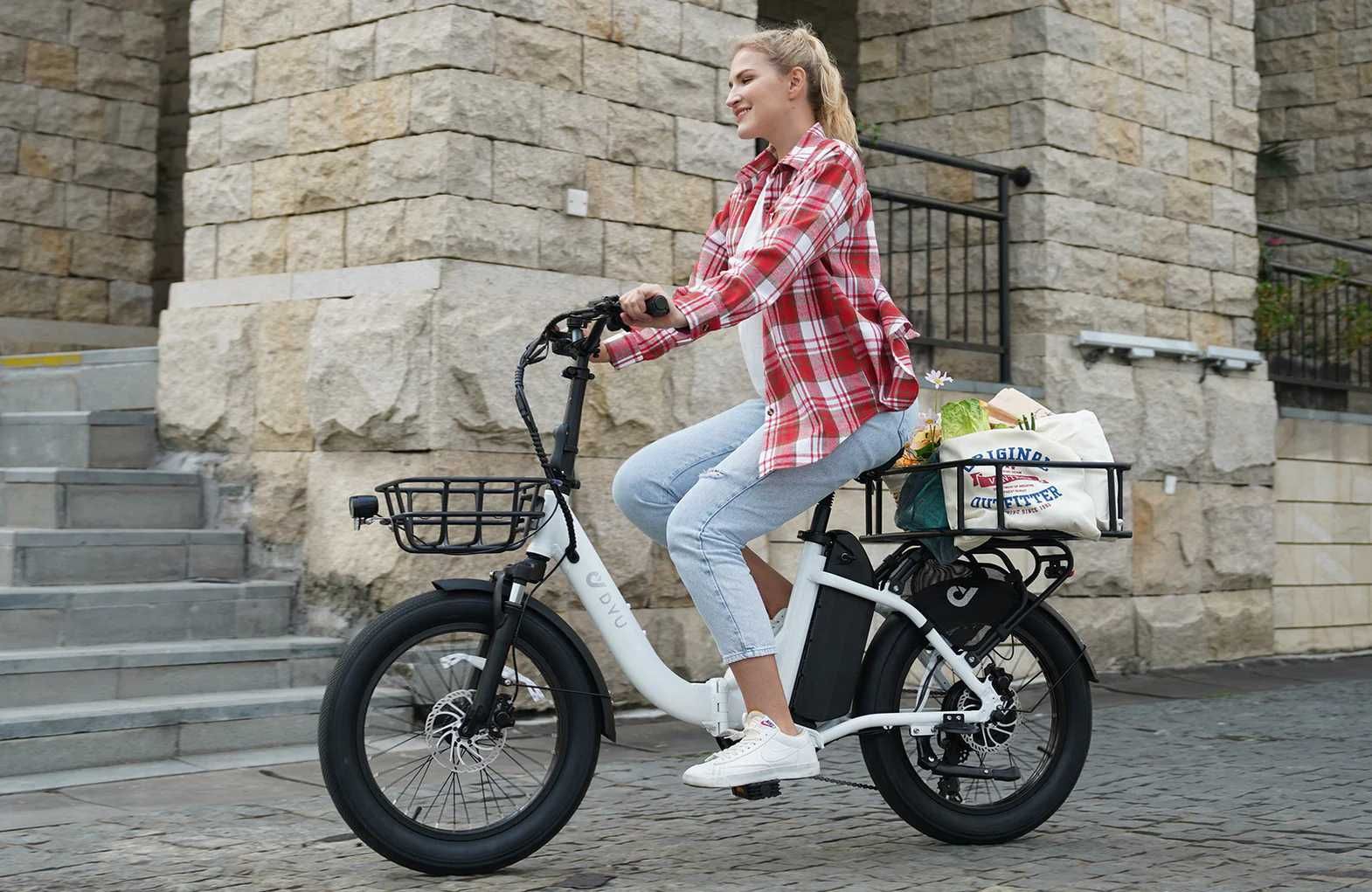 Rower Elektryczny DYU C9 | 250W | 48V 15,6Ah | Składany | Gwarancja!!