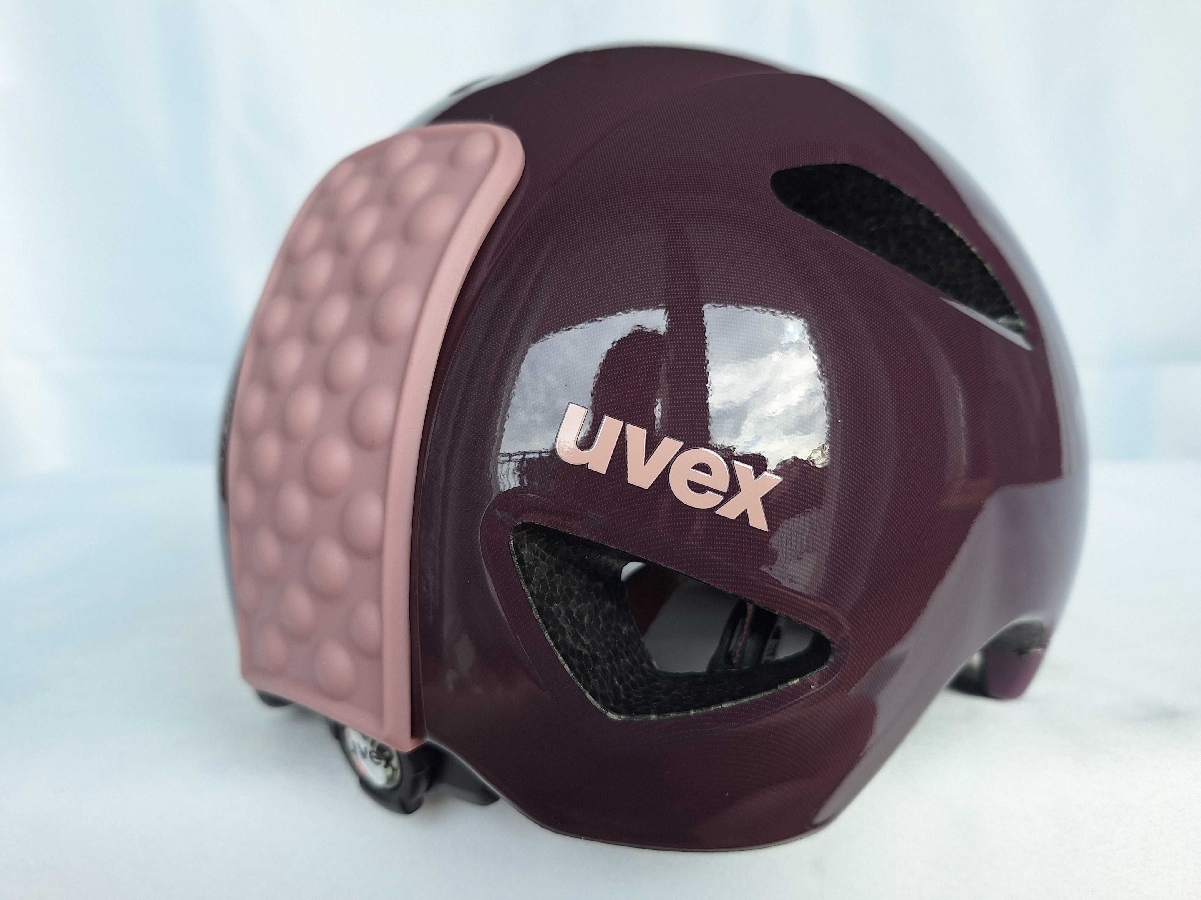 Kask rowerowy dziecięcy Uvex Oyo Plum Dust Rose S 50-54cm