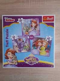 Trefl puzzle 3 in 1 Sofia the first