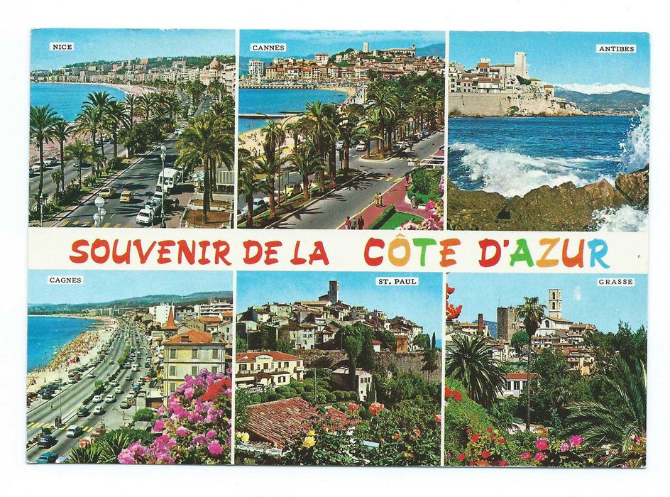 Pocztówka Francja - Lazurowe Wybrzeże -  z obiegu 7
