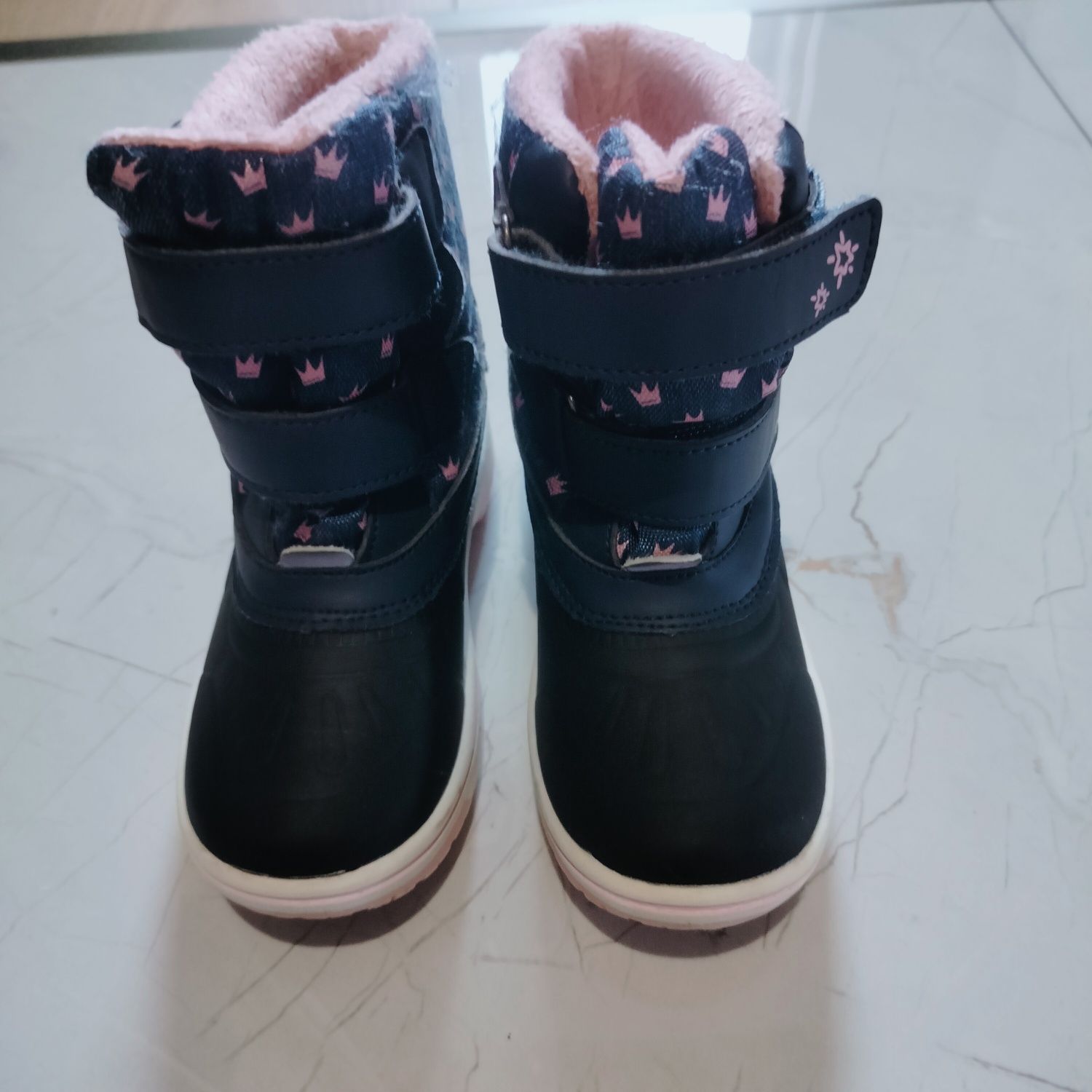 Buty zimowe śniegowce dla dziewczynki, rozm 26