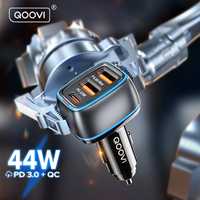 Новое Автомобильное зарядное QOOVI 44 W 3-портовое