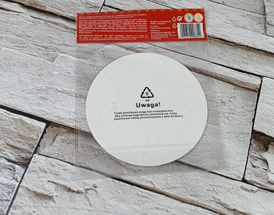 Naklejka świąteczna Mikołaj