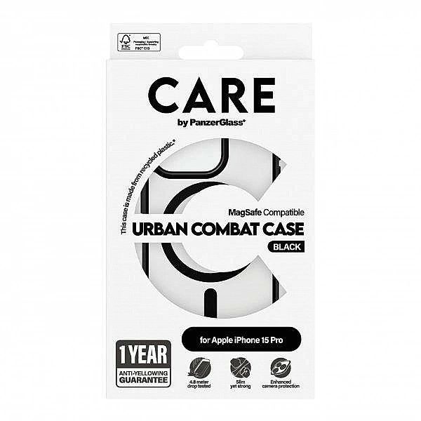 Etui CARE by PanzerGlass Urban Combat Case MagSafe na iPhone 15 Pro -