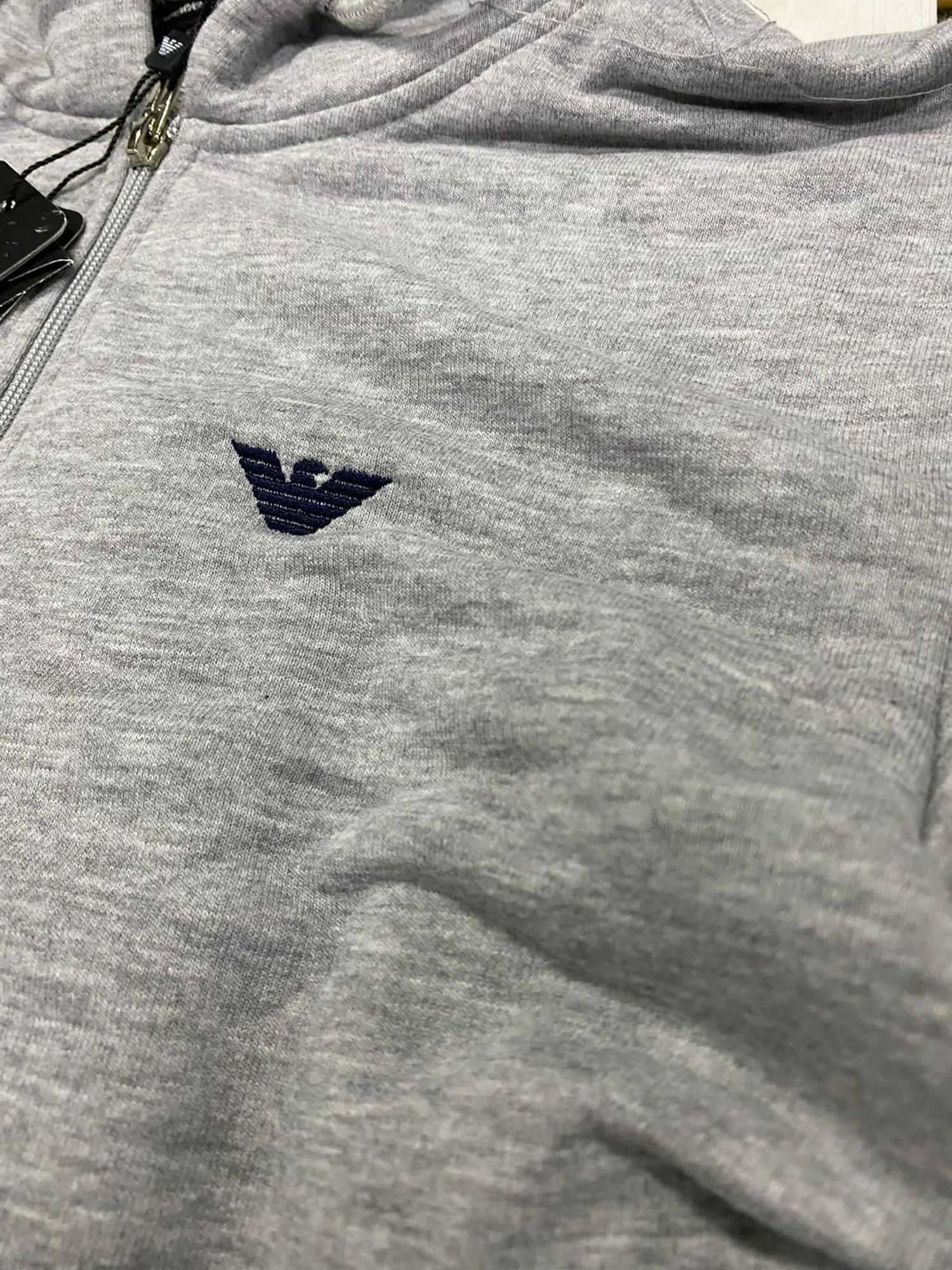 S-XXL Premium z kapturem rozpinana Bluza meska Emporio Armani Outlet