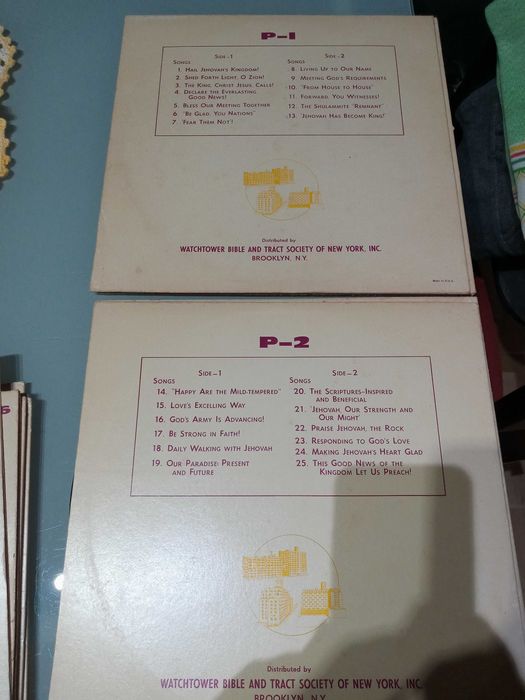 Coleccao de 10 discos vinil de JEOVAH