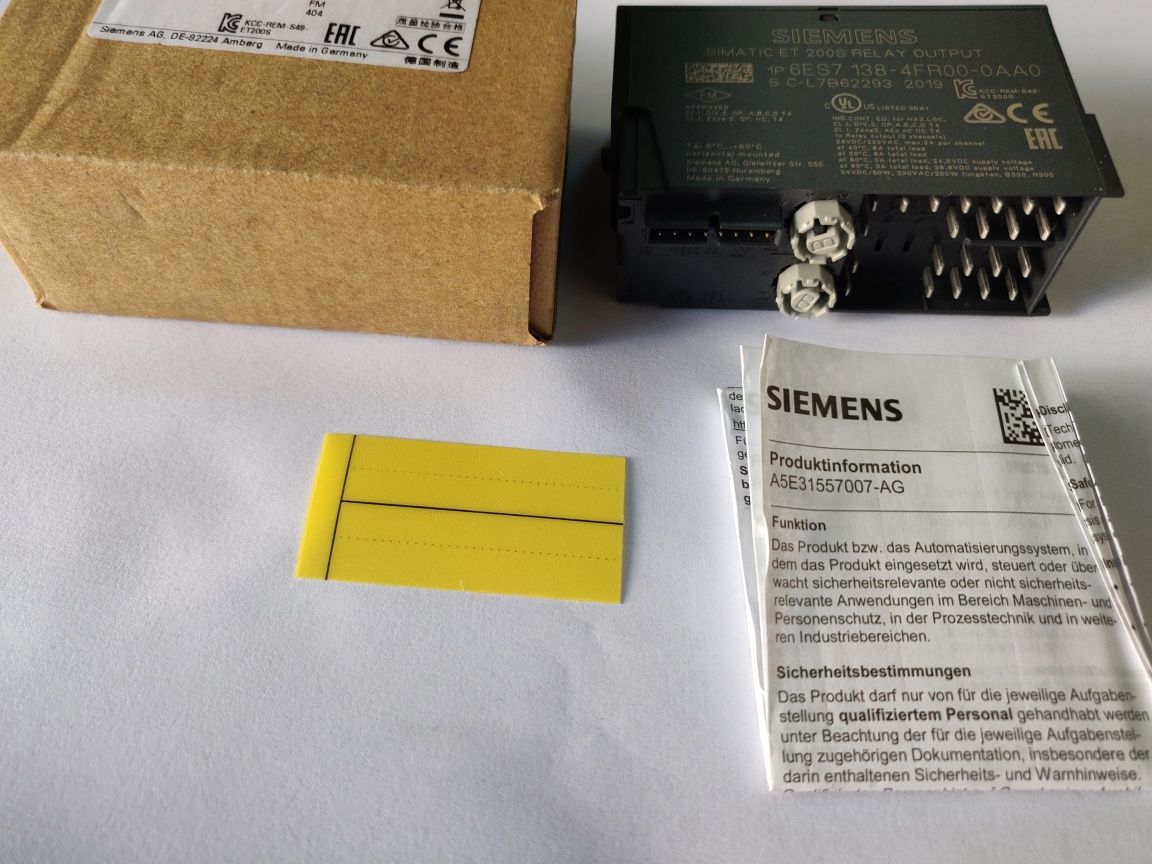 Siemens электронный модуль ET 200S 6ES7138-4FR00-0AA0