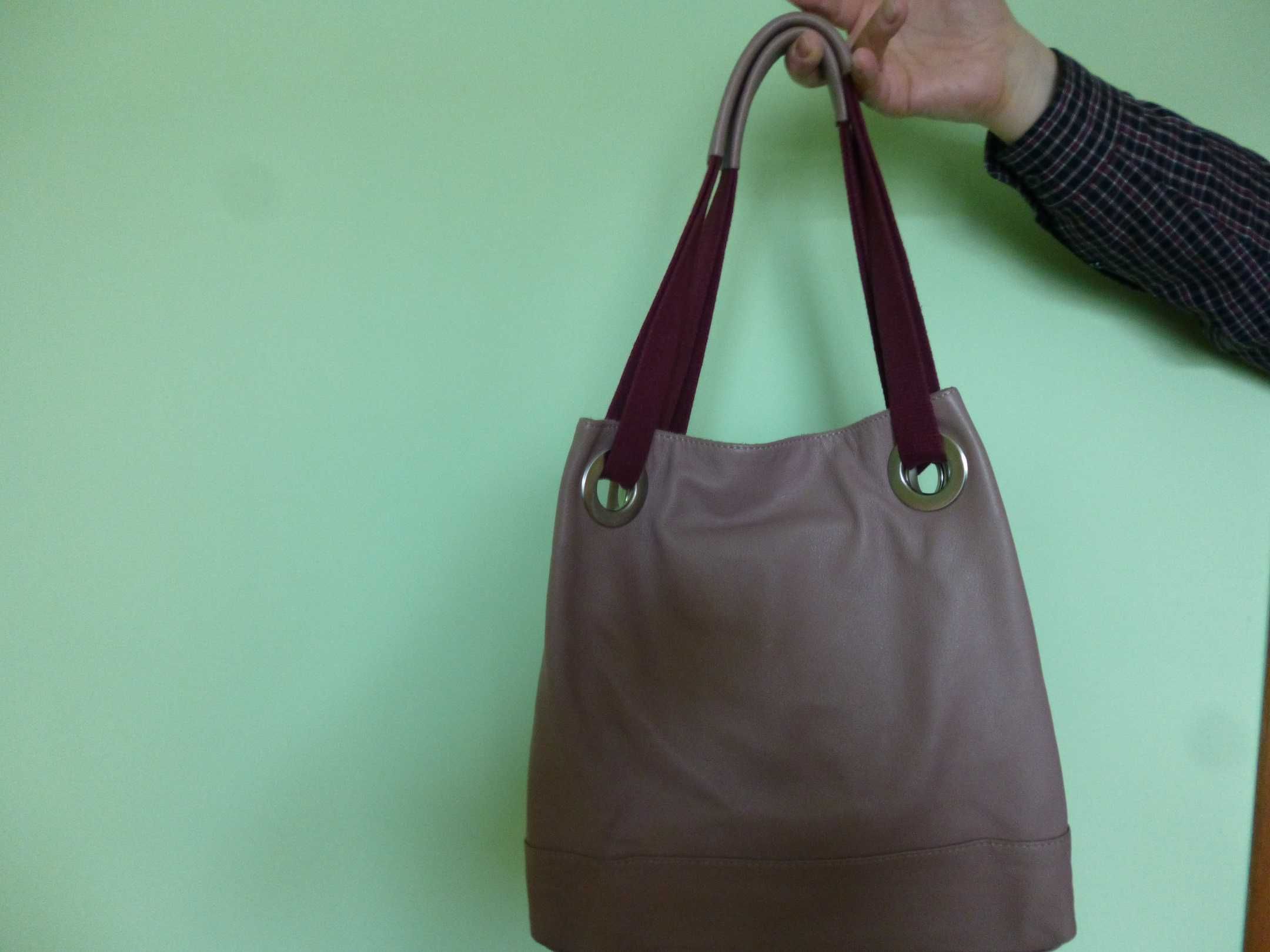 Torebka skóra naturalna Italian Leather