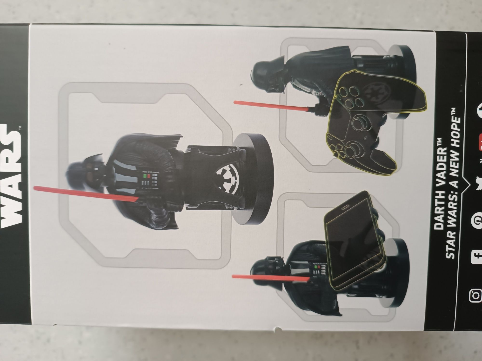 Stojak podstawka na pada PS5 PS4 PS3 Xbox one Darth Vader Star Wars