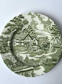 zabytkowy dekoracyjny talerz Zajazd Copperfield porcelana angielska