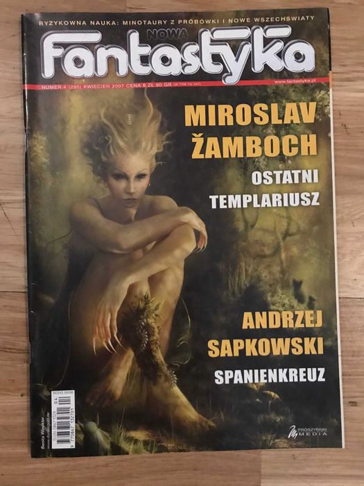 Nowa Fantastyka 4 (295) 2007 Miroslav Zamboch Andrzej Sapkowski