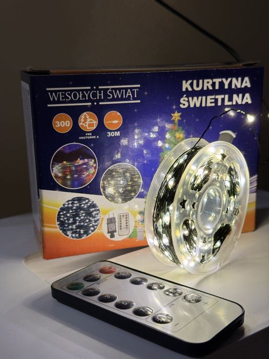 Гірлянда роса LED | 30 м, 50м, 100м( з пультом)— ХІТ сезону!