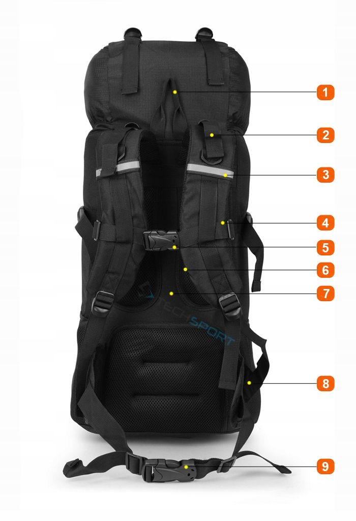 Hi-tec Górski Plecak Trekkingowy V-lite 50l