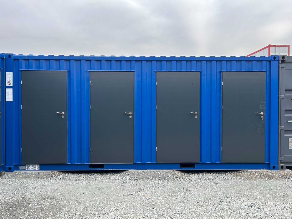 Kontener Self Storage, Magazyn samoobsługowy 4-komorowy, magazyn
