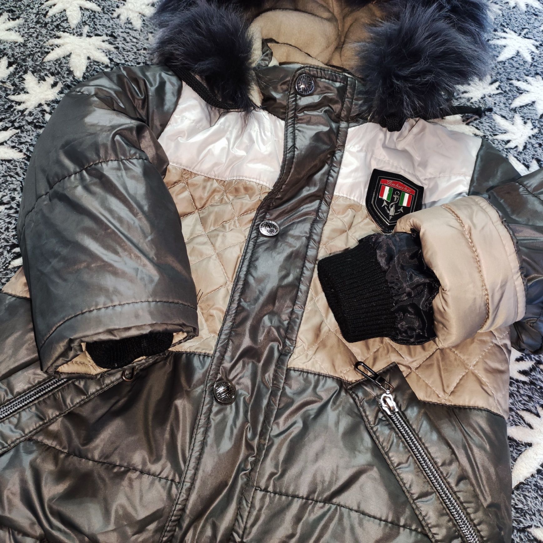 Зимовий комбінезон і куртка на 3-4 роки