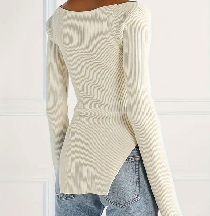 Блуза кофта светр молочного кольору