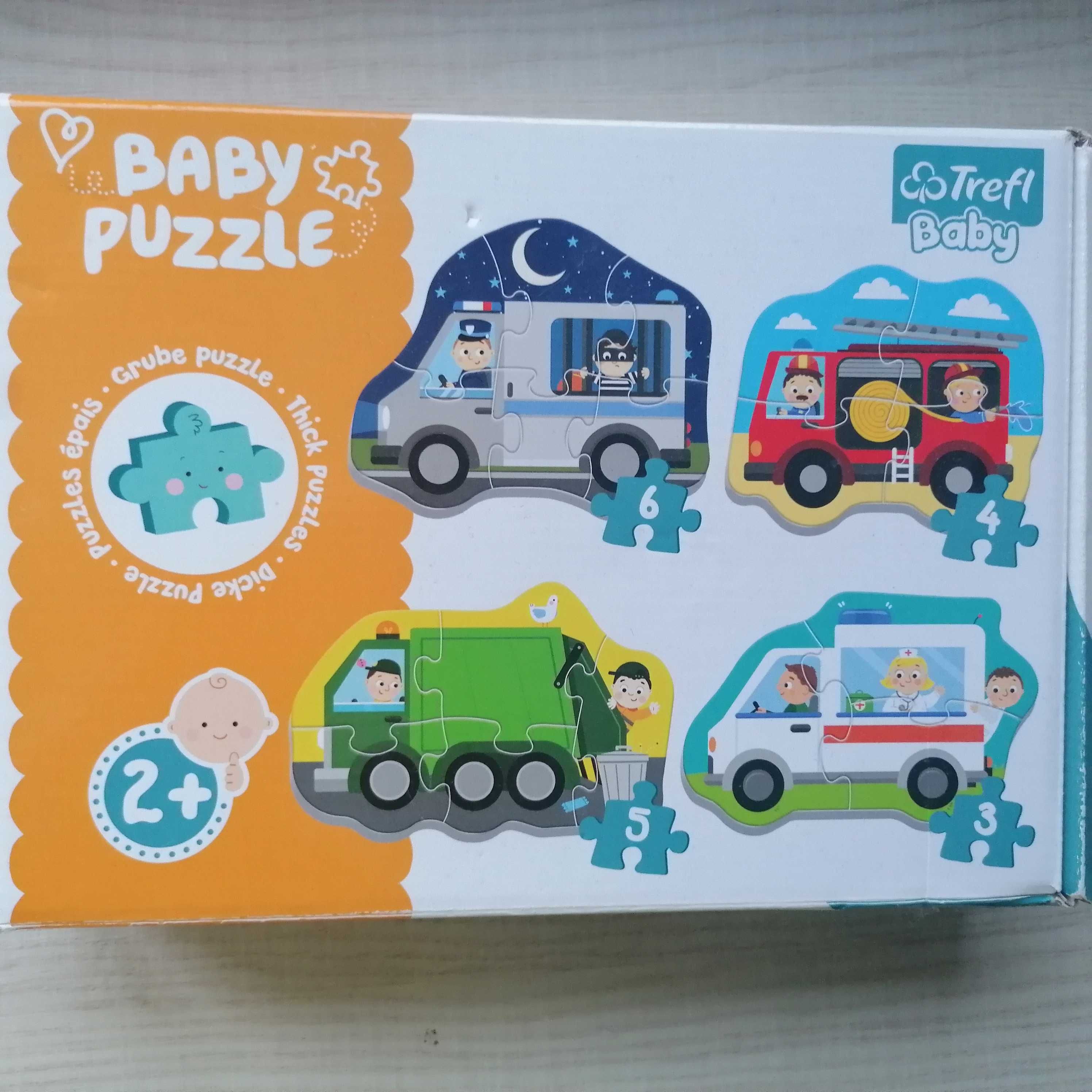 Puzzle Trefl baby - Pojazdy i zawody