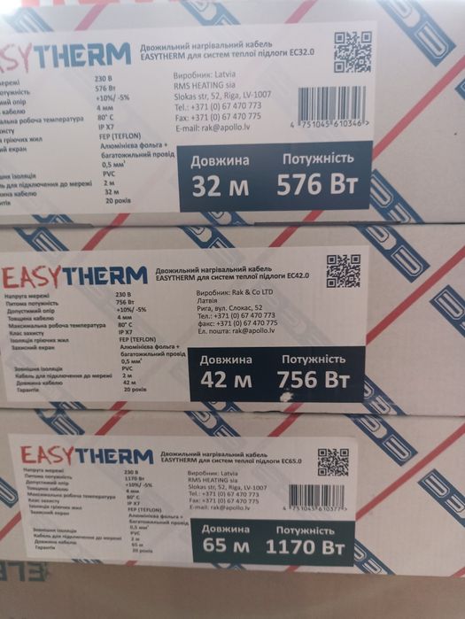 Продам теплу електричну підлогу