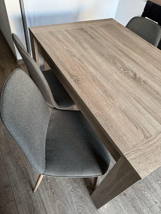 Stol drewnany 120x80