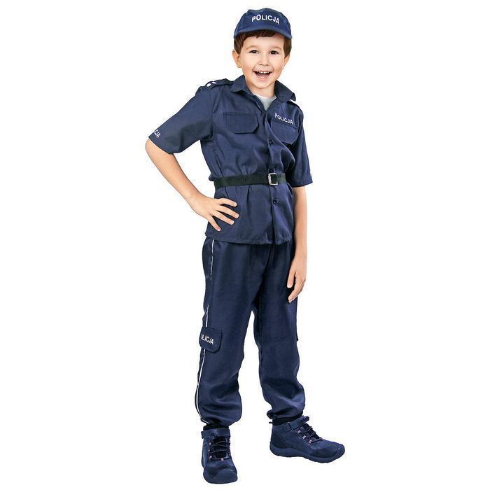 Strój Przebranie Kostium POLICJANT 110/120