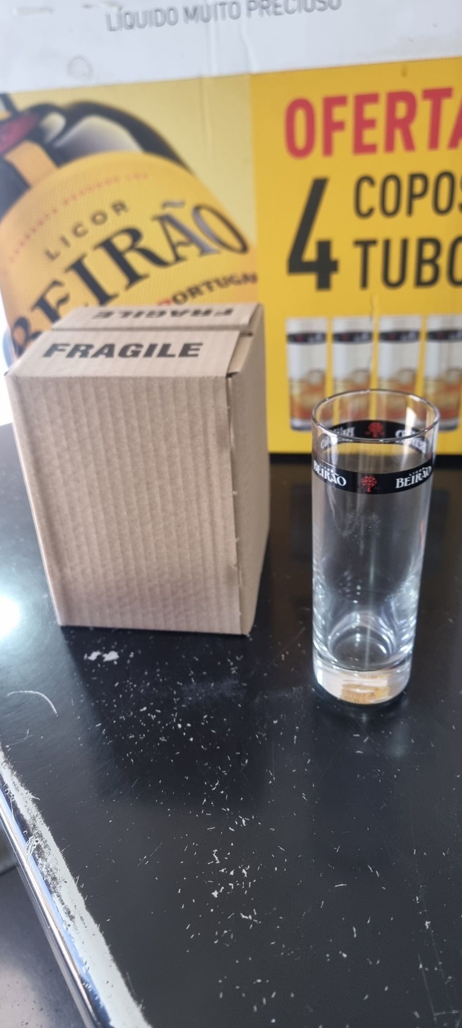 Copos De Tubo Em Vidro