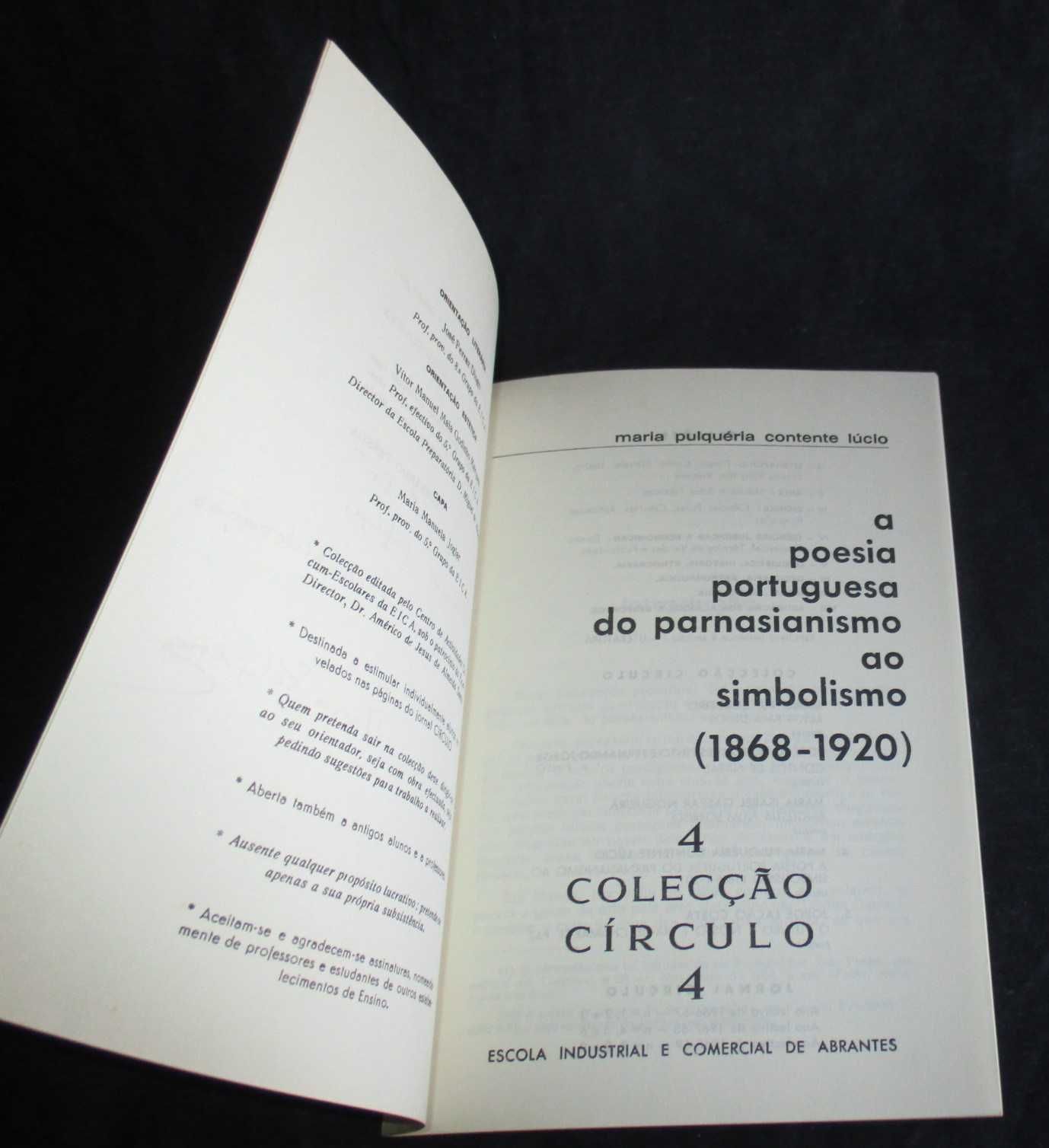 Livro A Poesia Portuguesa do Parnasianismo ao Simbolismo