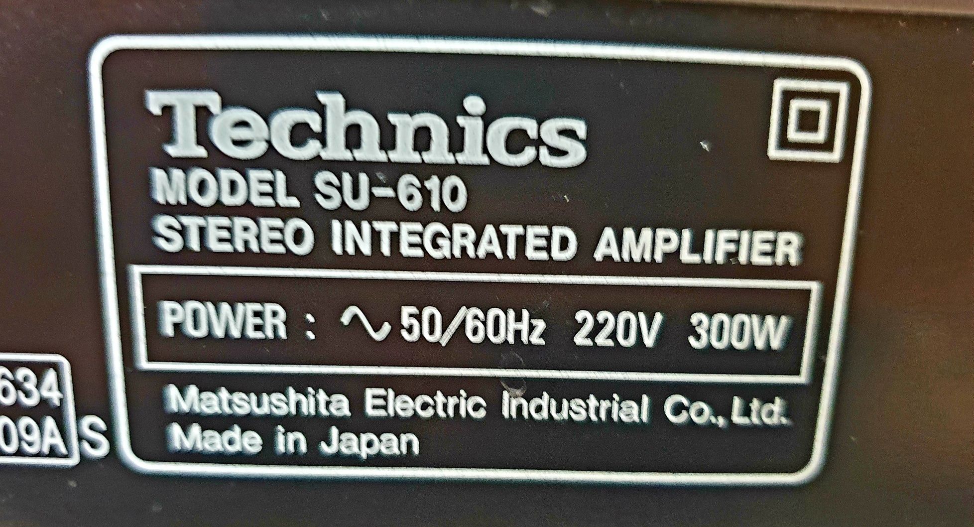 Technics SU-610 zintegrowany wzmacniacz mocy-bardzo dobry stan