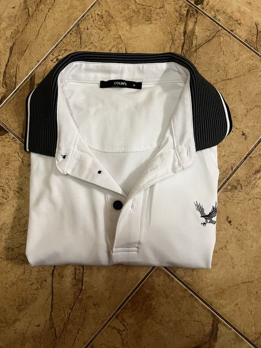 Біла футболка поло colin’s, M