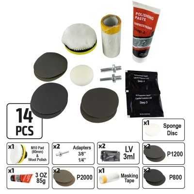 Kit de Polimento de Faróis JBM 53626