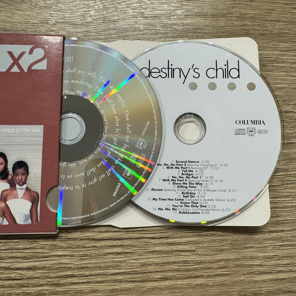 Destiny’s Child 2CD The Writing’s on the Wall Beyonce Cowboy Rowland