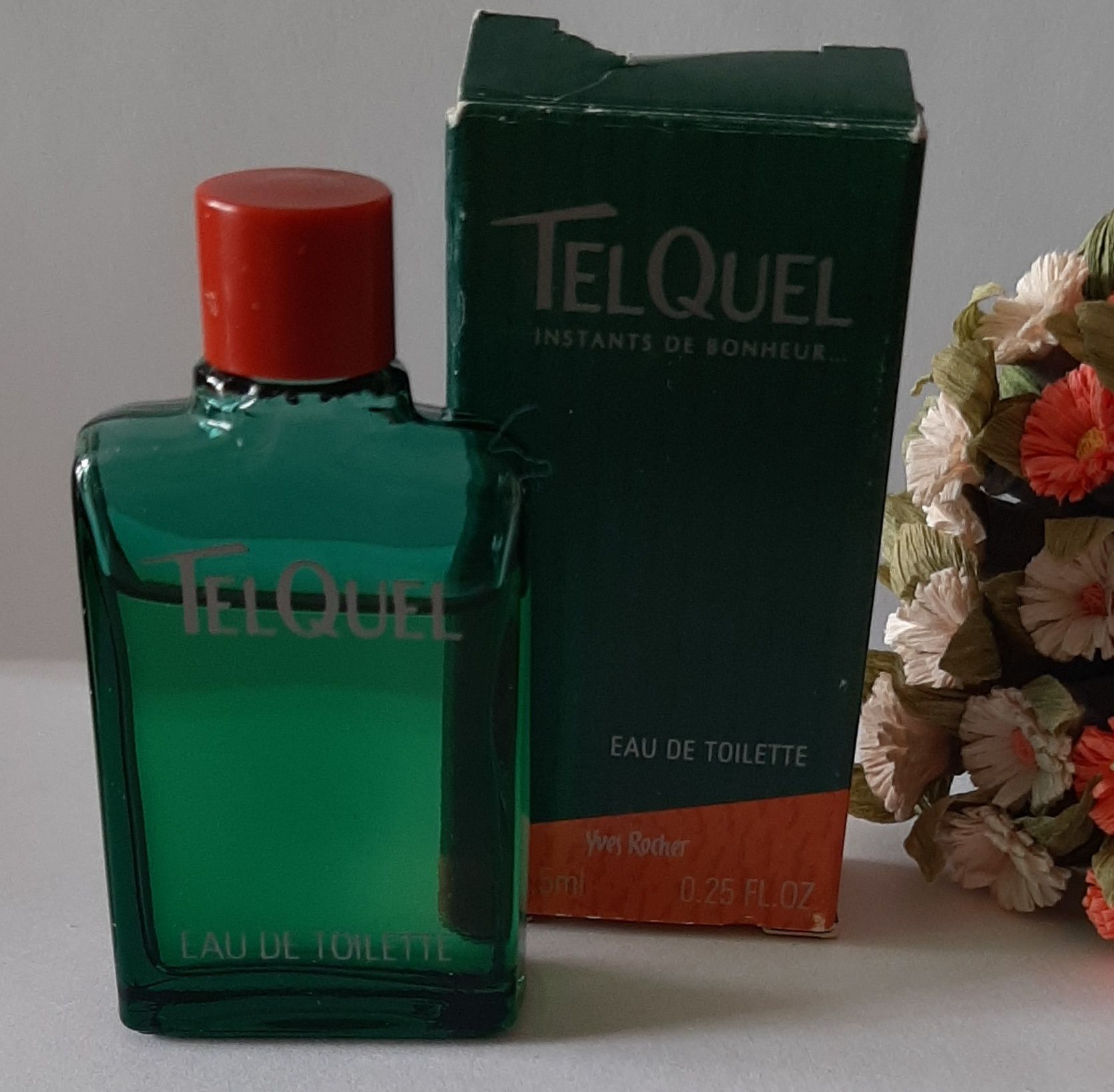 Yves Rocher TelQuel edt 7,5 ml, miniatura vintage