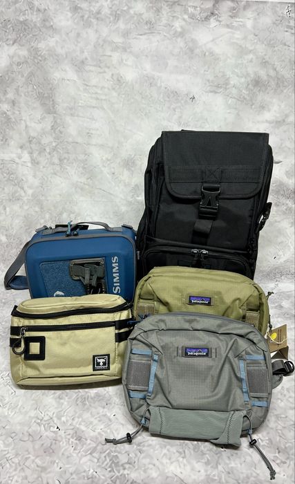 Сумка Simms, Patagonia, Rapala, Gamakatsu, Jackall