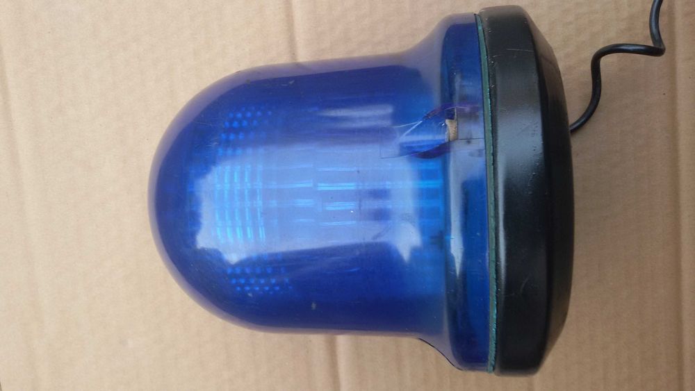 kogut lampa ostrzegawcza milicja elektra LBX-11 lampa błyskowa prl