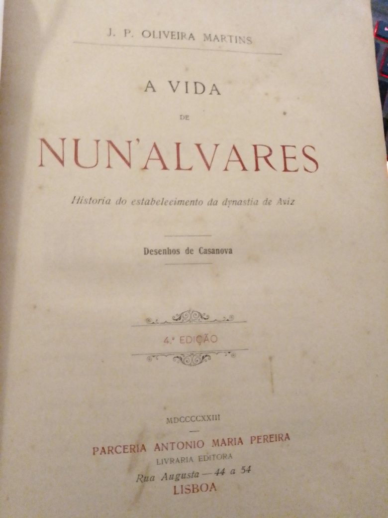 A Vida de Nuno Alvares-O.Martins4e30E-Othelo veneza-1eCBranc15EDesde2E