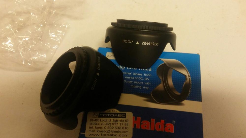 Osłona obiektywu 52 mm