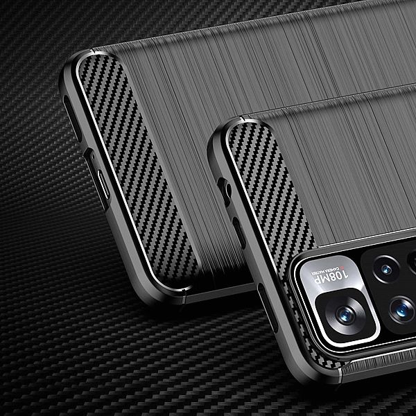 Carbon Case elastyczne etui pokrowiec Xiaomi Redmi Note 11 Pro+ 5G (Ch