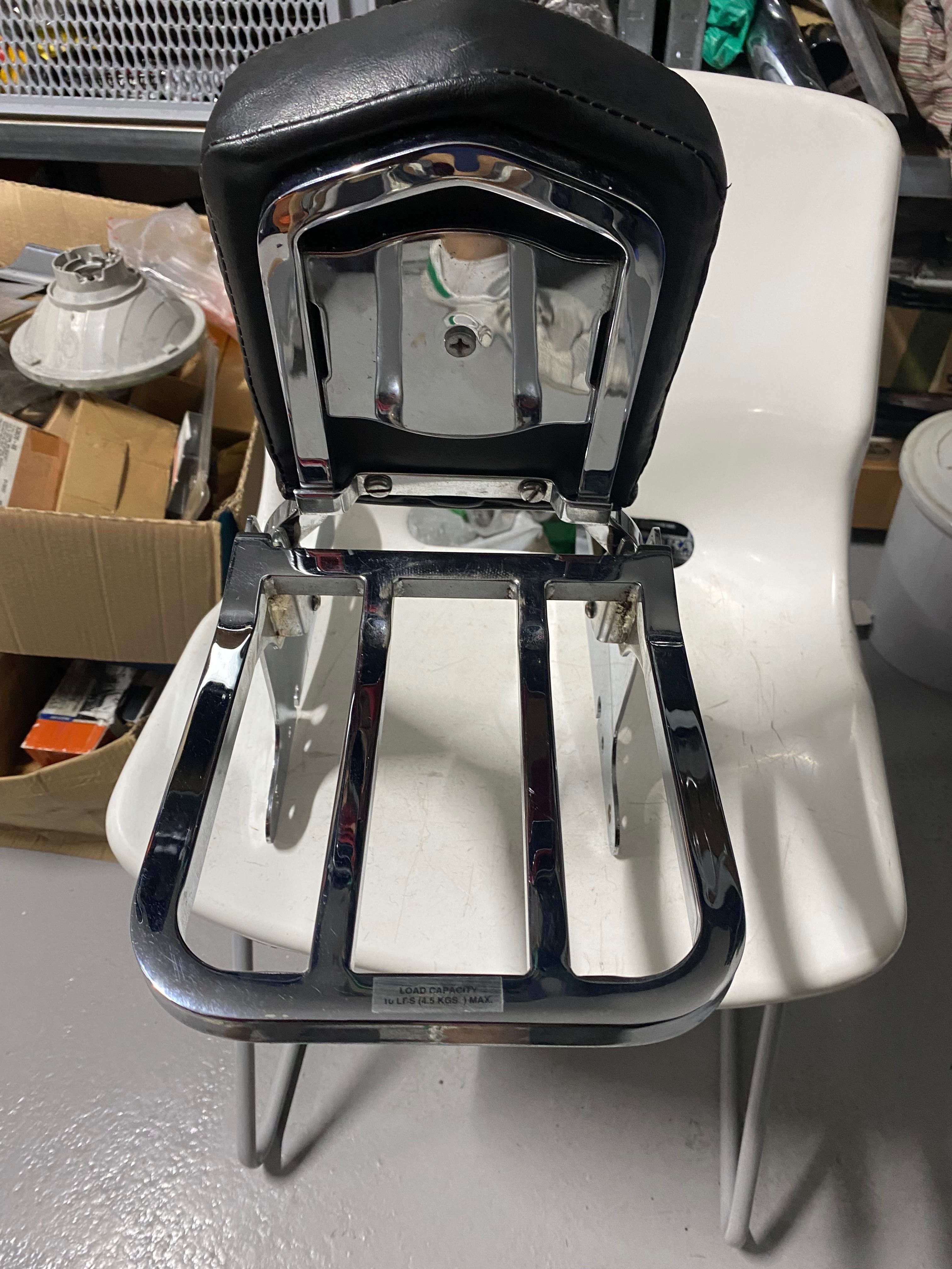 Harley Davidson encosto sissy bar encaixe rápido original
