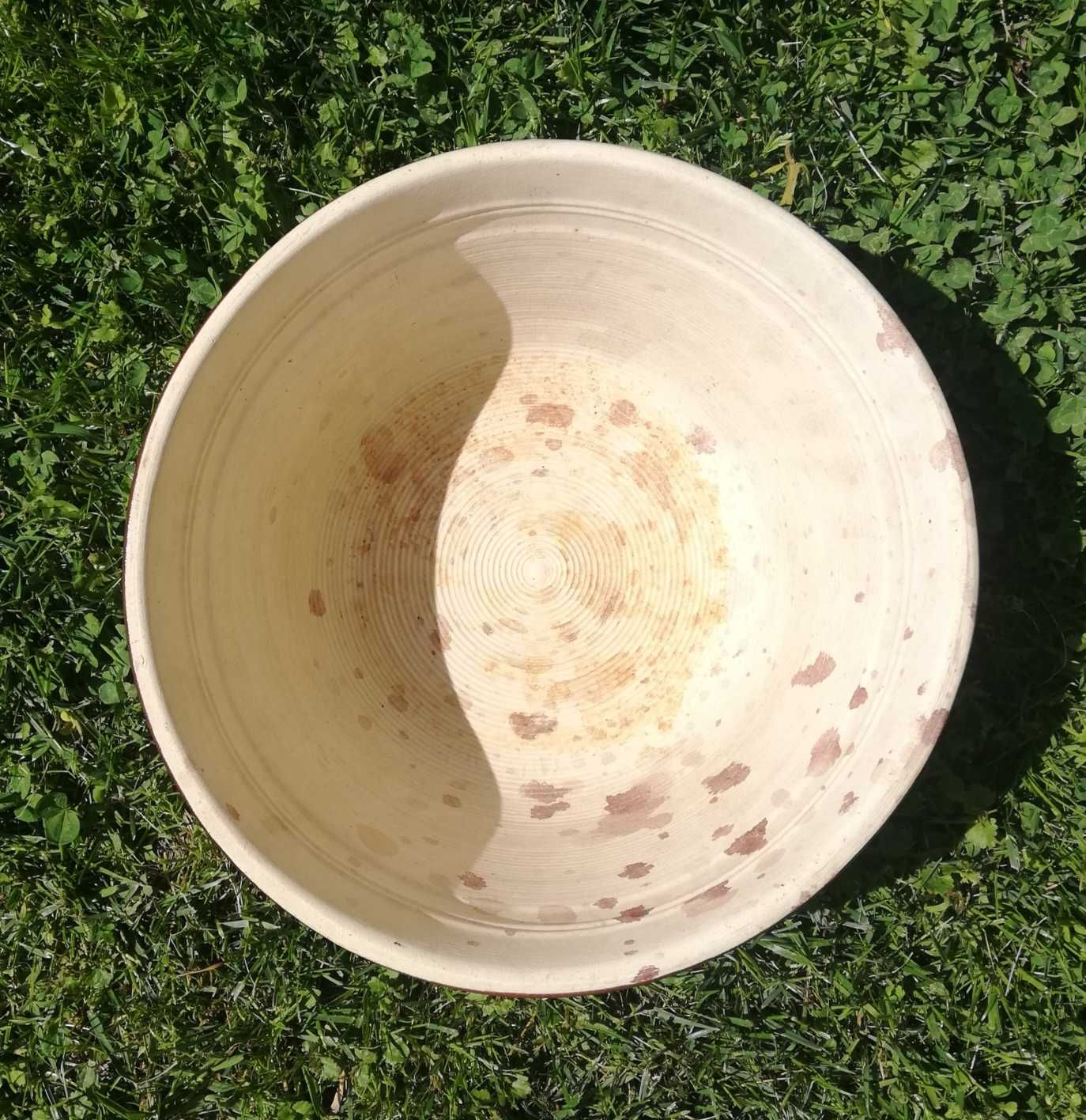 makutra misa miska kamionkowa donica brązowa Bochnia średnica 29cm
