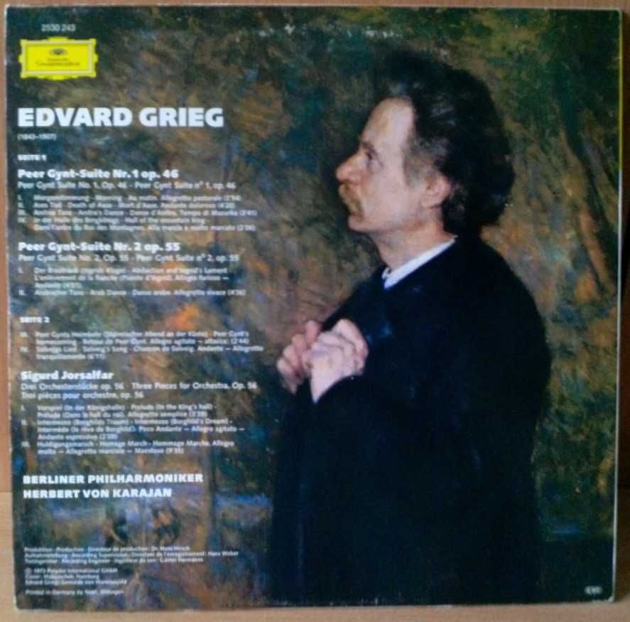 Edvard Grieg-Peer Gynt Herbert Von Karajan Winyl