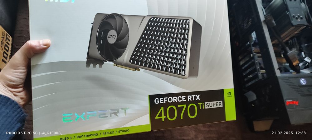 MSI Nvidia RTX 4070 Ti Super Expert 16 Gb