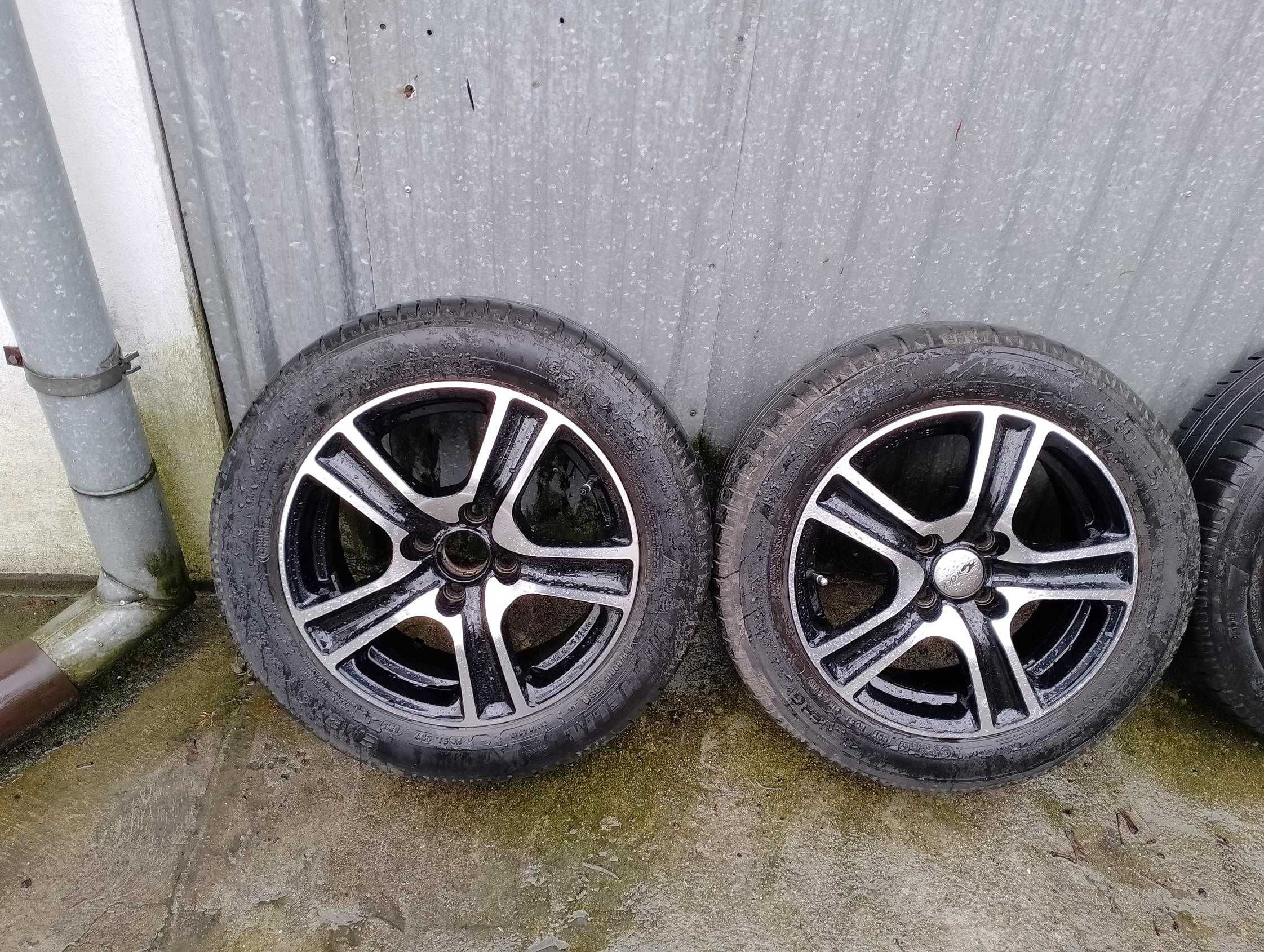 Koło na alufeldze Brock KBA 47544 z oponą Michelin 15"