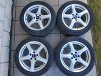Koła - felgi aluminiowe 17 cali - opony letnie - komplet 4 szt. - 5x112 - Audi, VW
