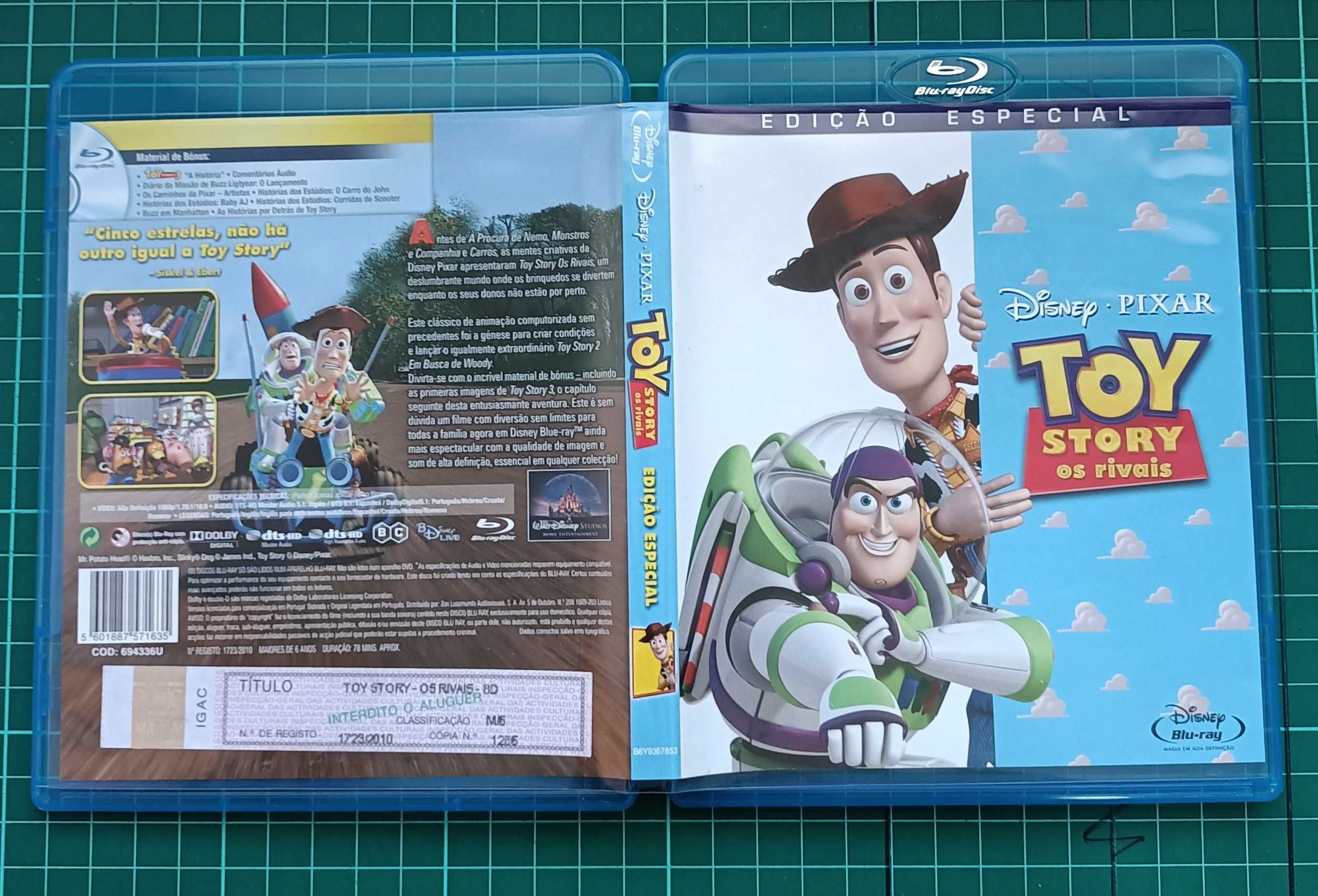 Toy  Story Os rivais Blu-ray NOVO