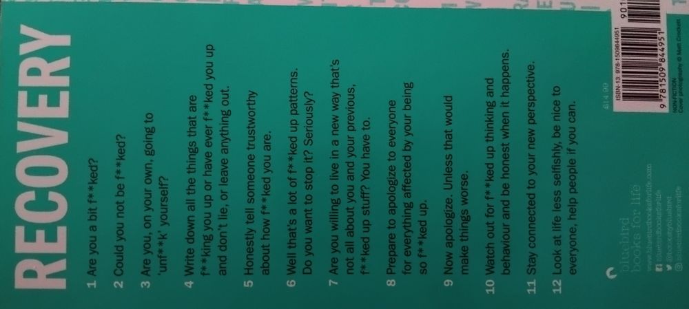 Livro Recovery, Russel Brand
