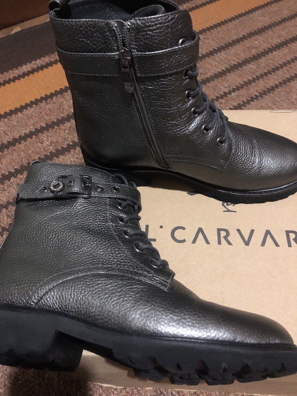 Шкіряні ботинки демісезонні Luciano Carvari