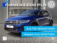 Volkswagen T-Roc ZAREJESTROWANY|R-Line Plus|4MOTION|IQ.Drive|Pakiet Zimowy+Comfort+Tech